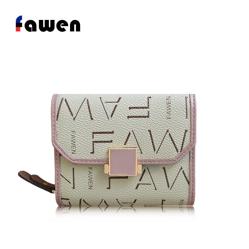 Women's Fashion Korean Small Short Genuine Leather Ladies Wallets