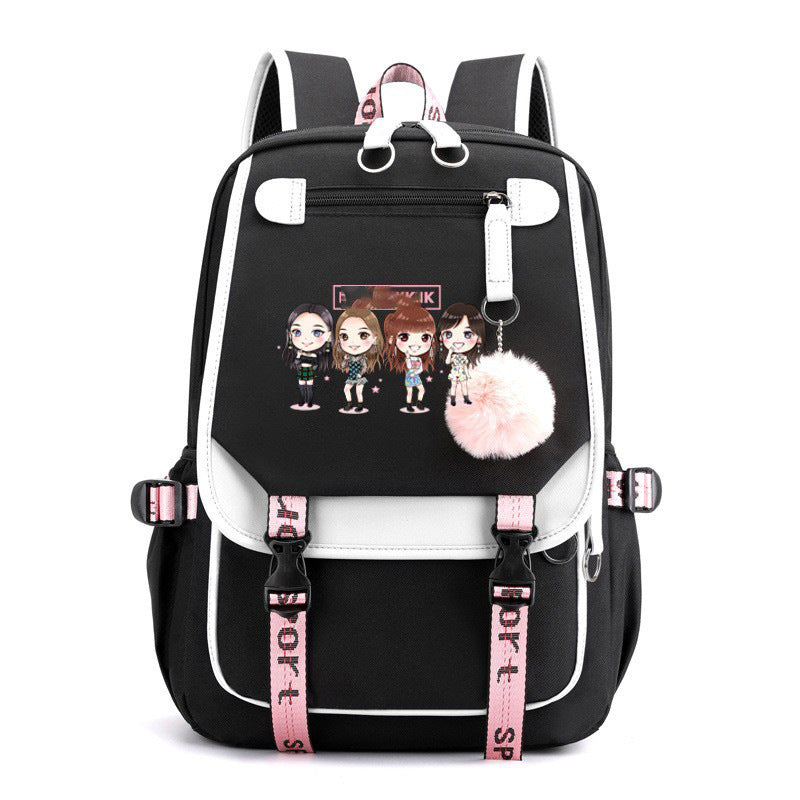 Park Kim Starry Sky Korean Style Backpacks