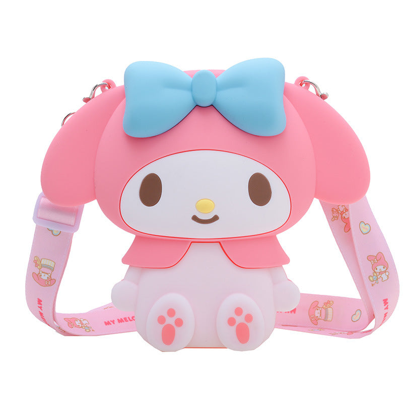 Porte-monnaie pour enfants en silicone gracieux autorisé mignon Melody Clow