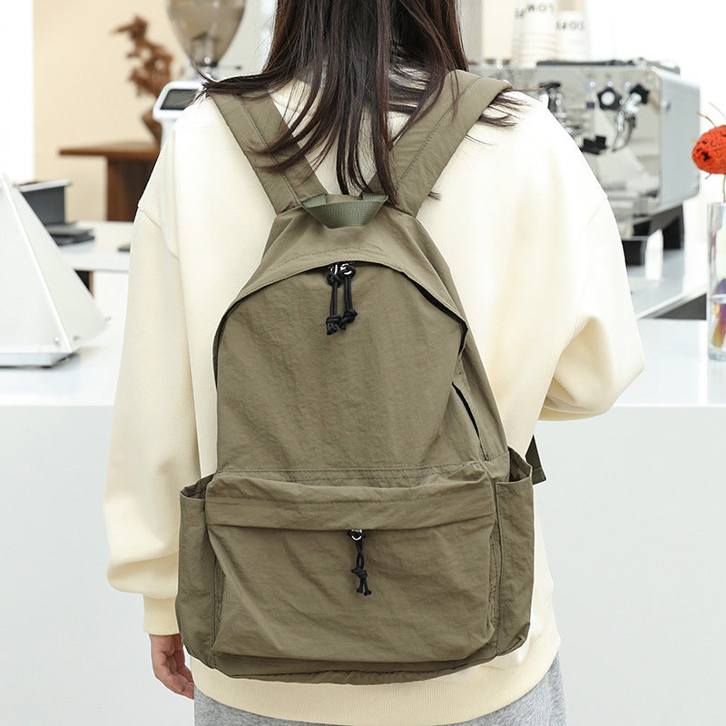 Women's Leisure Artistic Canvas Simple Washed Worn Backpacks