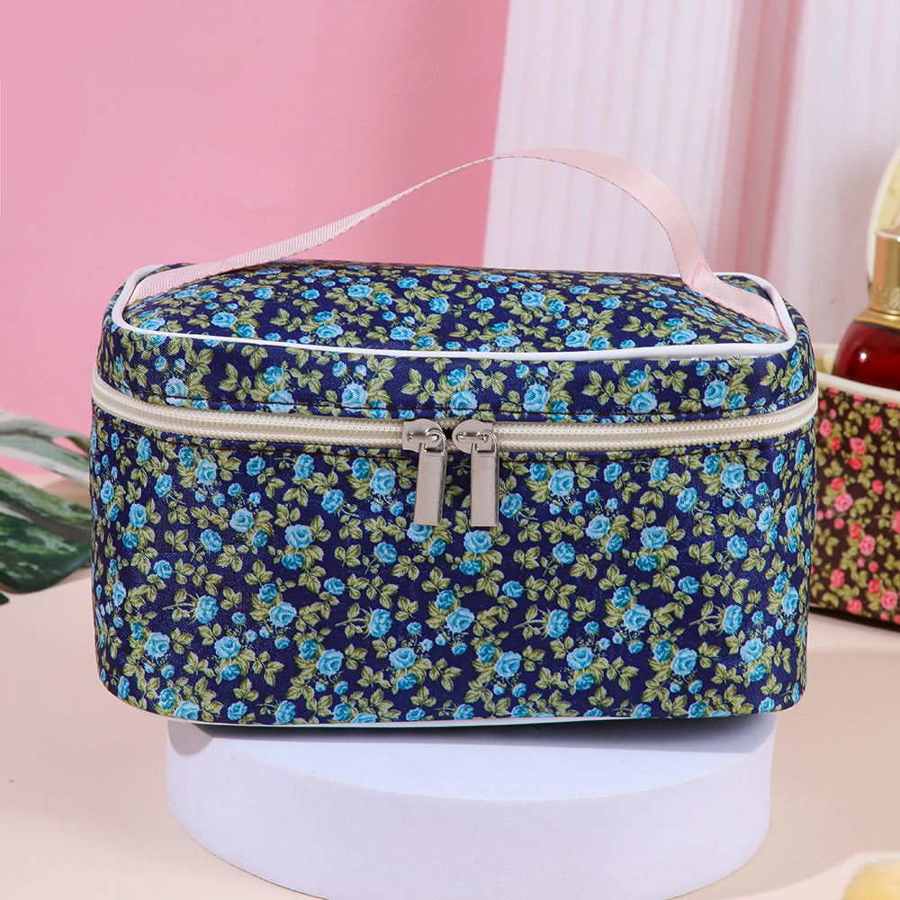 Floral Large Capacity Wind Square Good-looking Portable Bags