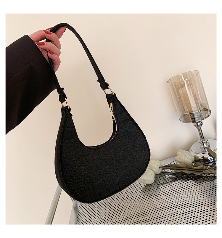 Women's Color Elegant Trendy Korean Style Summer Stone Crossbody Bags