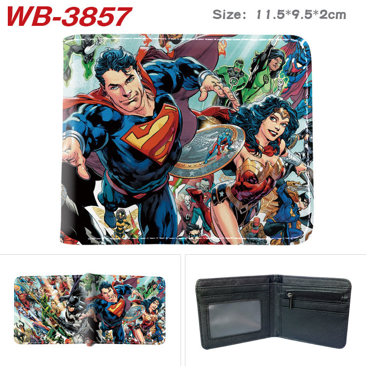 Women's & Men's & Series Super Hero Derivatives Cartoon Full Men's Wallets