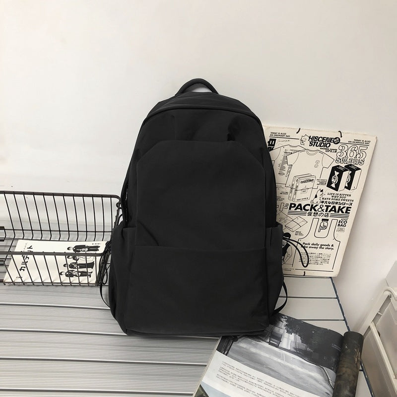 Women's Fashion Mori Style Solid Color Large Backpacks