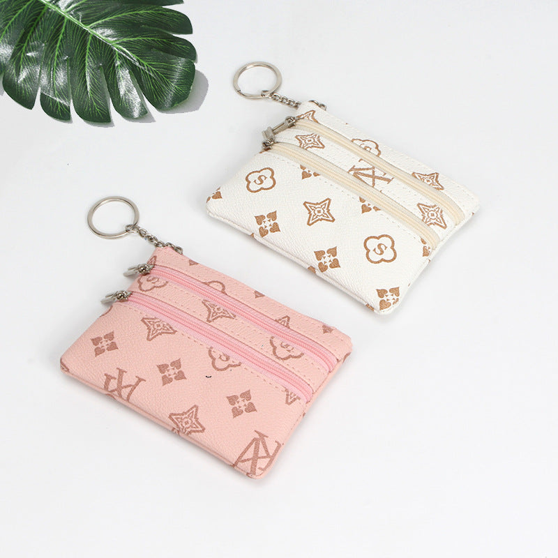 Classic Charming Mini Portable Small Printed Coin Purses