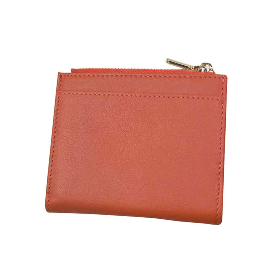 Women's Versatile Graceful Leather Design Short Ladies Wallets