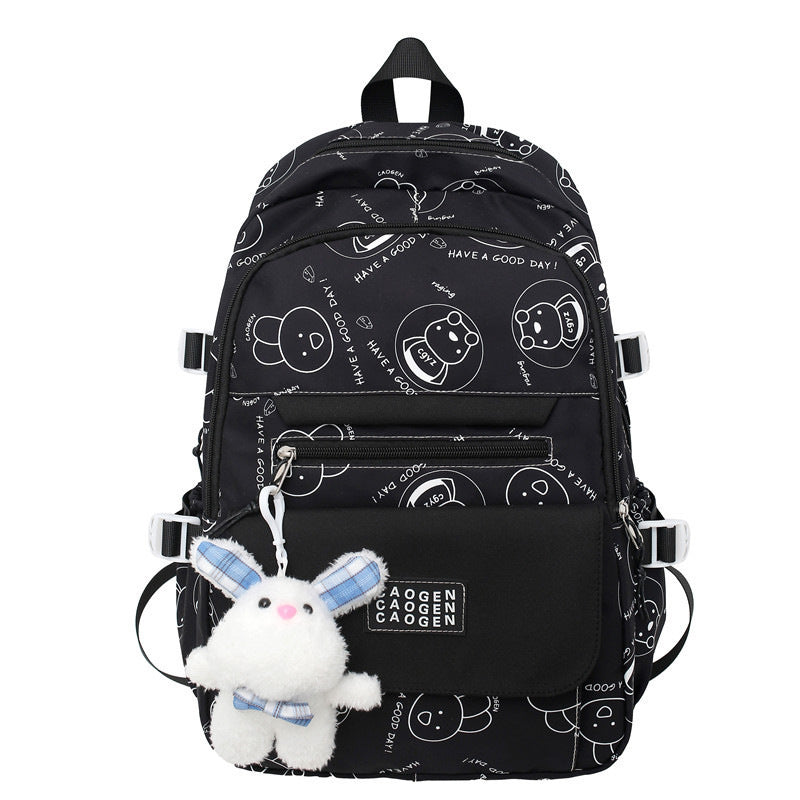 Senior High Female Korean Style Simple Backpacks