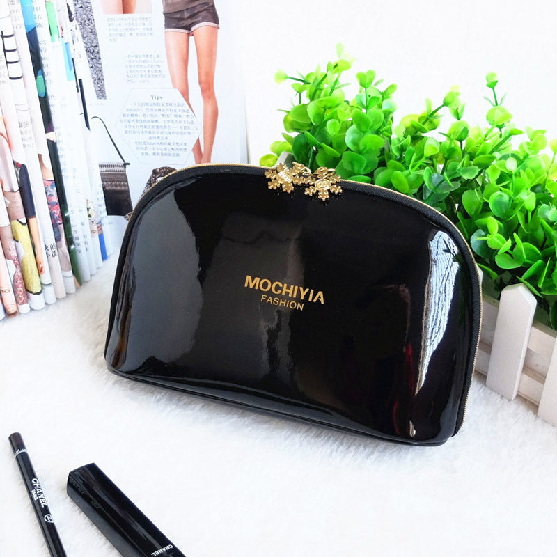 Women's Small Size Portable Shell Storage Simple Cosmetic Bags