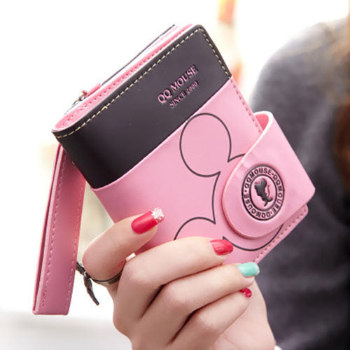 Chic Korean Style Cute Refreshing Zipper Ladies Wallets