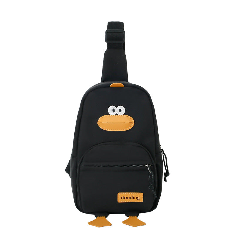 Children's Korean Style Cartoon Cute Duck Boy Children's Waist Packs