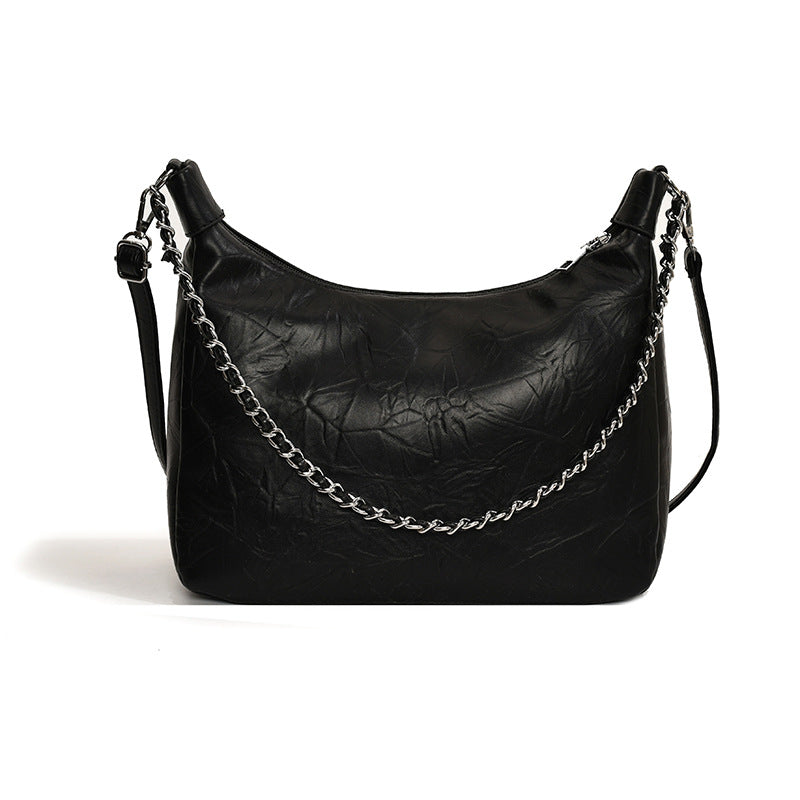 Chain Underarm Simple Tote Female Large Shoulder Bags