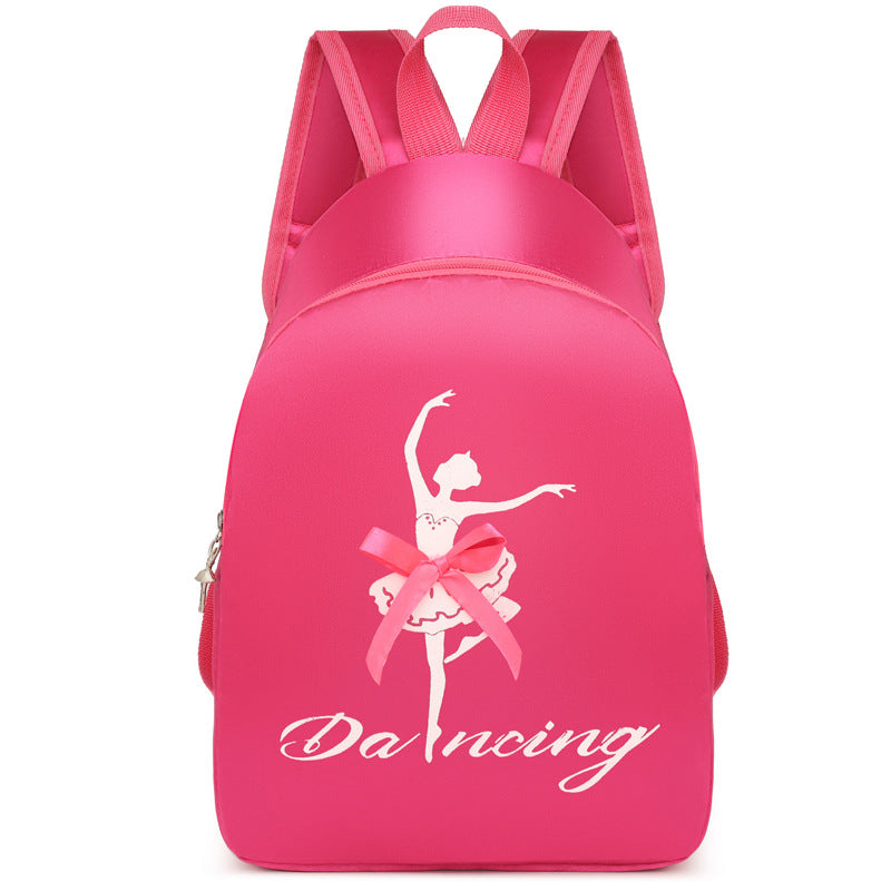 Children's Dance Double Latin Ballet Pink Cute Children's Backpacks