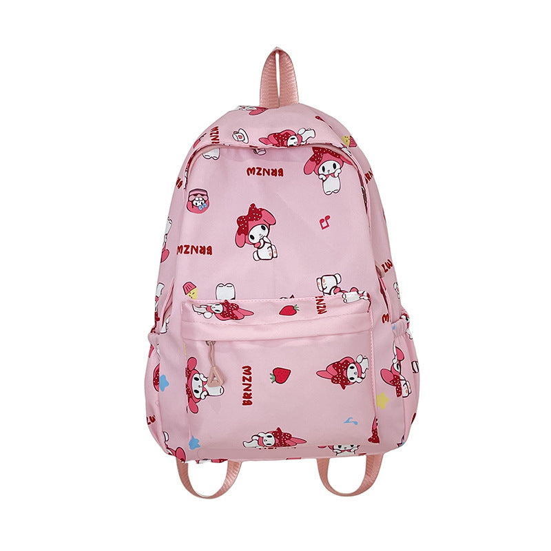 Women's Clow Style Simple Junior's Large Capacity Elementary School Students' Schoolbags