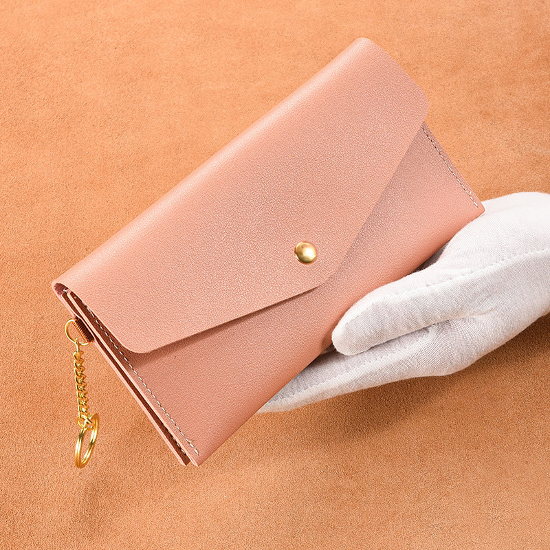 Pochette longue et fine pour femmes, Simple, mode, grands portefeuilles pour dames