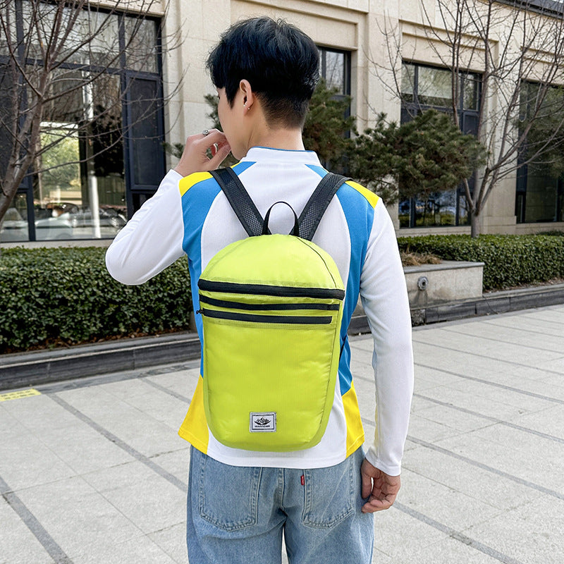 Folding Colorful Large Capacity Lightweight Printed Sports Backpacks