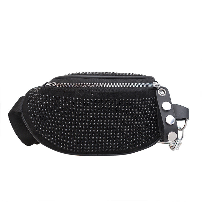 Women's Summer Rhinestone Simple Western Style Fashion Waist Packs