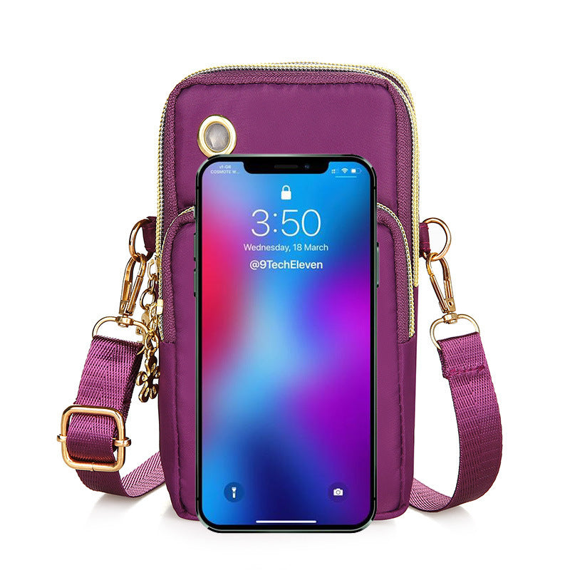 Women's Small Big Screen Mobile Cloth Wrist Phone Bags