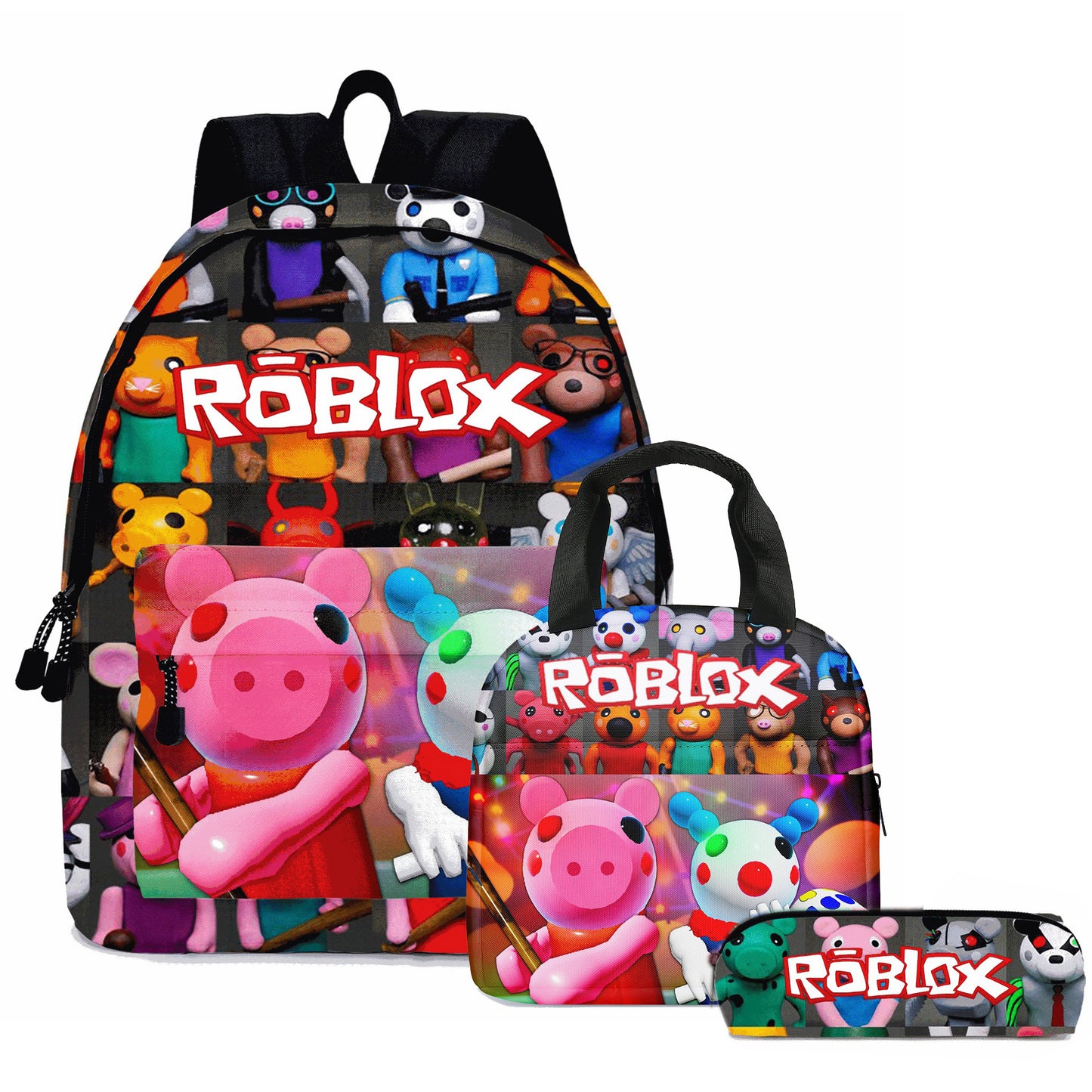 New Rob Two-piece Primary Anime Shoulders Elementary School Students' Schoolbags