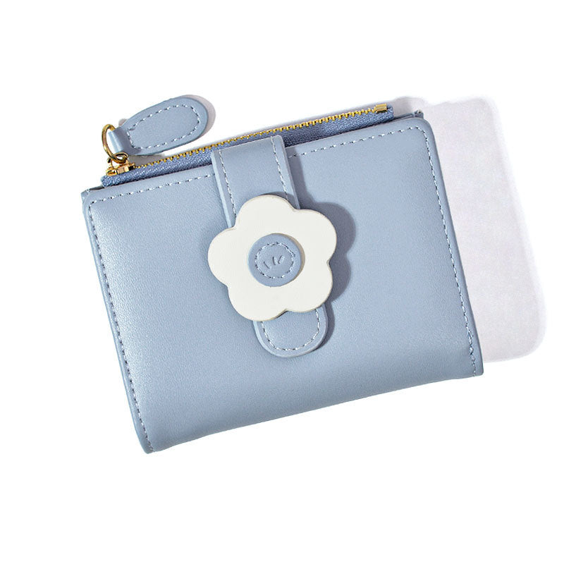 Flower Lady Solid Color Simple None Ladies Wallets