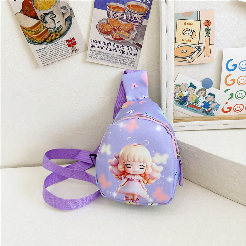 Children's Cartoon Cute Printed Anime Simple Fashion Children's Waist Packs