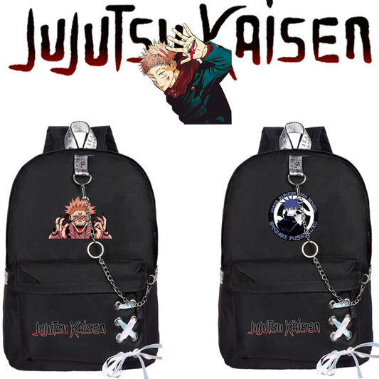 Battle Anime Peripheral Cartoon Canvas Chain Backpacks