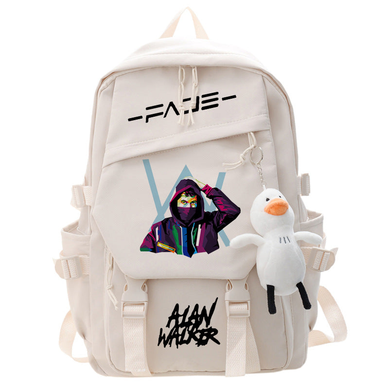 Men's Alan Walker Cotton Candy Large Capacity Backpacks