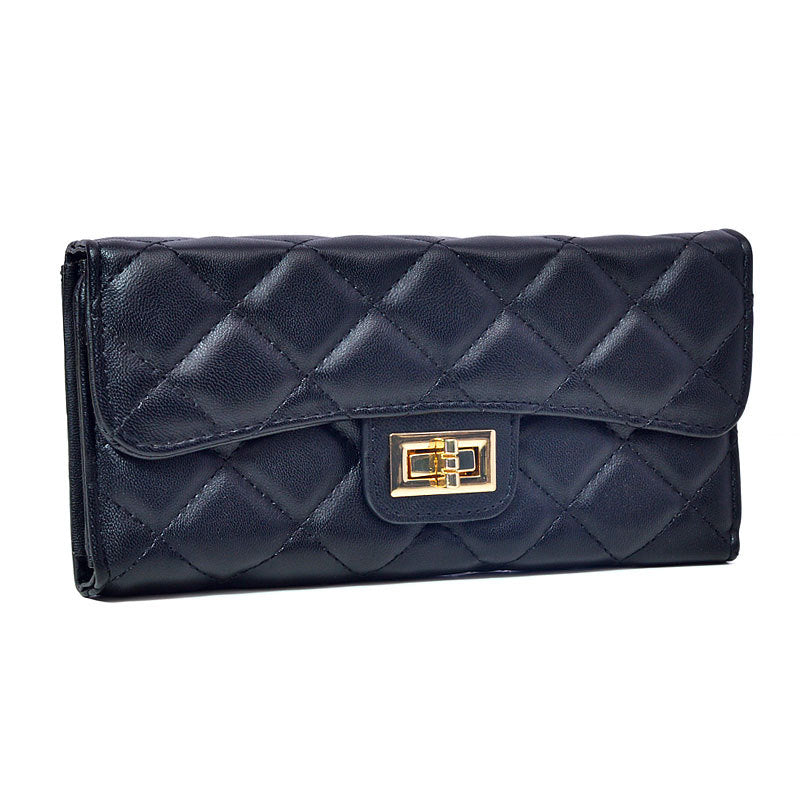 Women's Korean Online Classic Style Rhombus Long Ladies Wallets