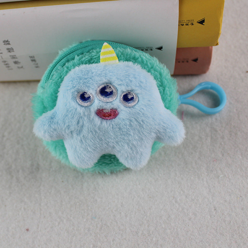 Children's Earphone Plush Small Pendant Mini Storage Children's Coin Purse