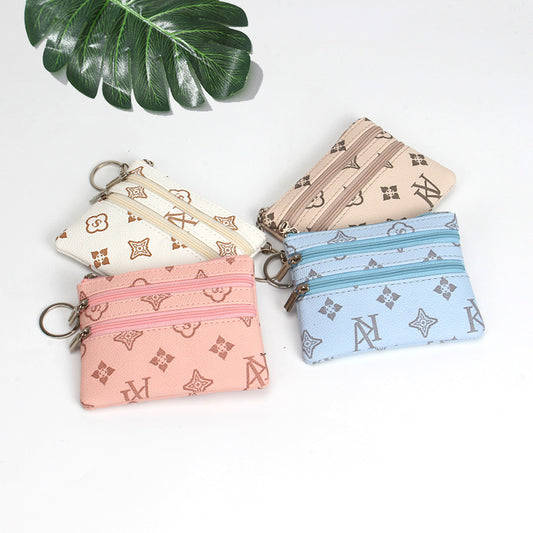 Classic Charming Mini Portable Small Printed Coin Purses