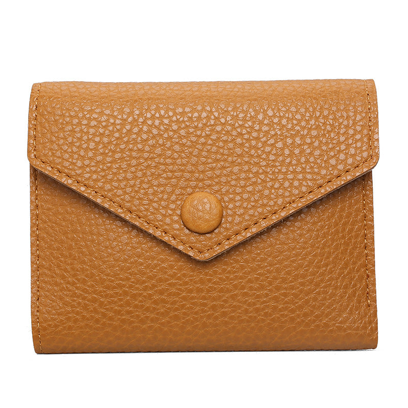 Women's Classic Simple Leather Small Three-in-one Ladies Wallets