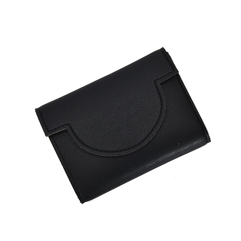 Women's Simple Short Fresh Folding Fashion Coin Purses