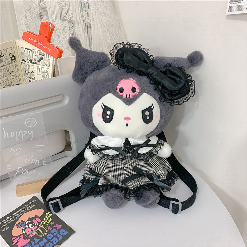 Cute Skirt Clow Doll Female Sweet Backpacks