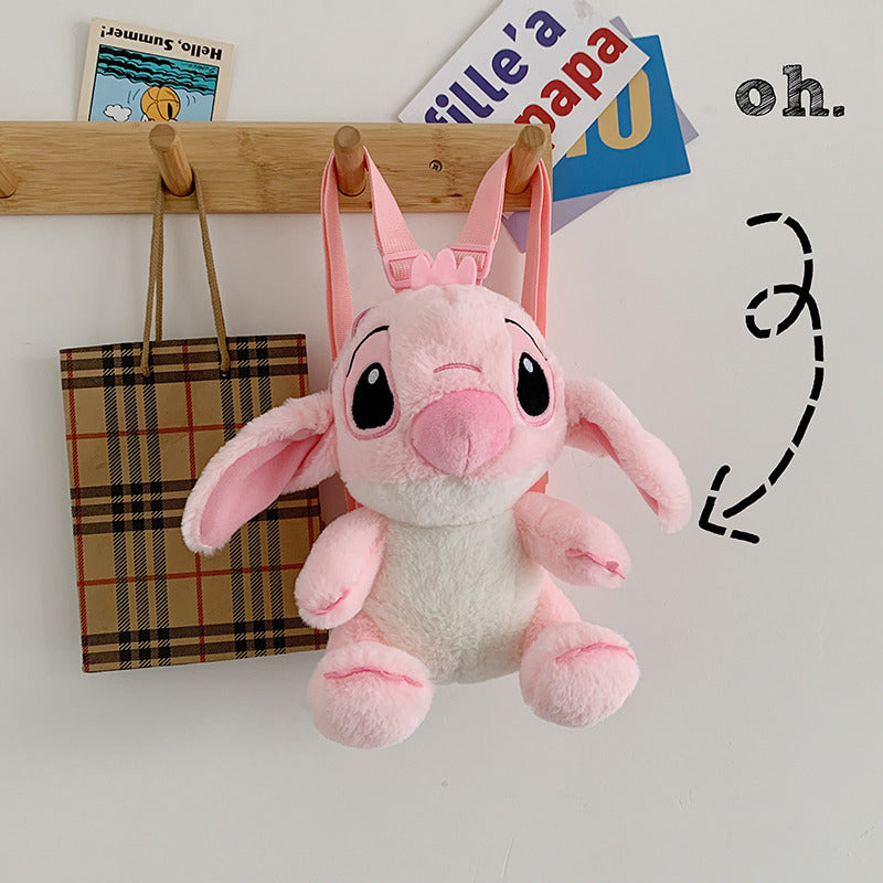 Children's Creative Korean Cartoon Cute Plush Boys Elementary School Students' Schoolbags