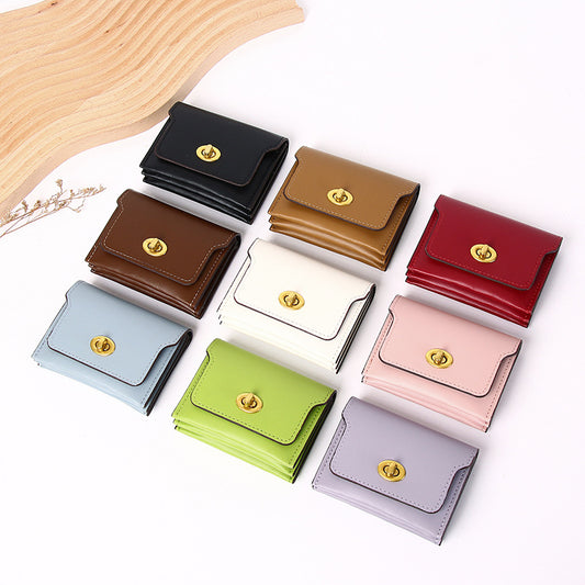 Women's Off Short Style Minority Simple Ladies Wallets