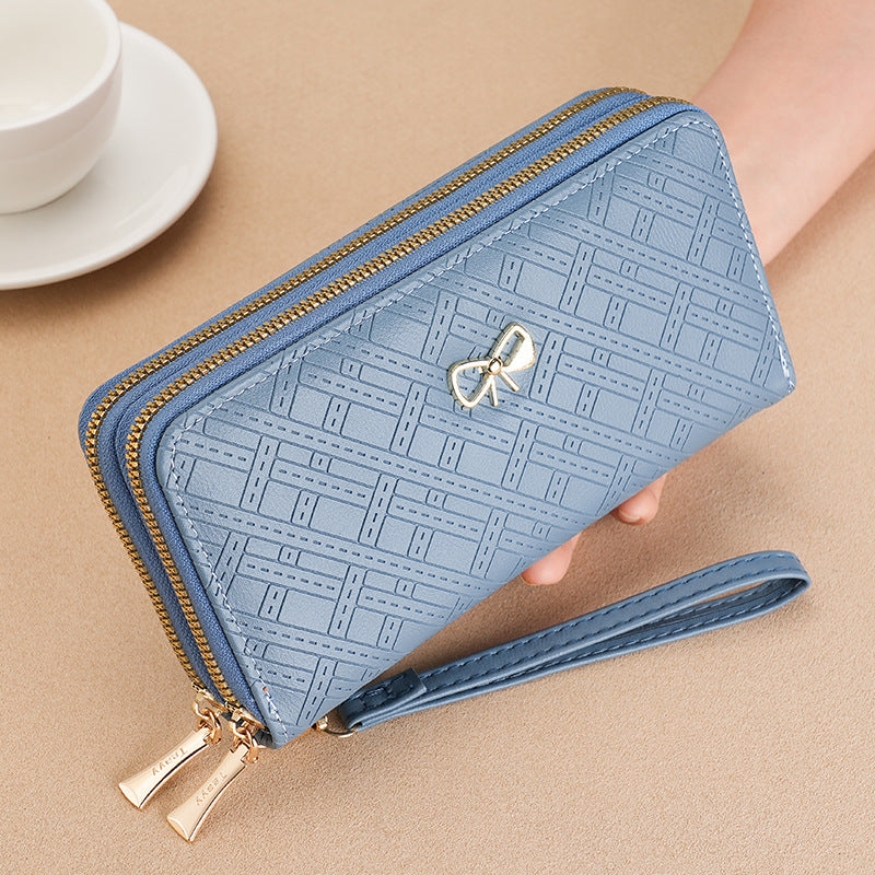 Pochette longue Simple Mobile grande capacité pour femmes, portefeuilles