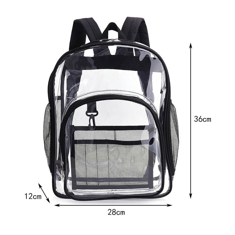 Trendy Slouchy Transparent Secondary Waterproof All-inclusive Backpacks