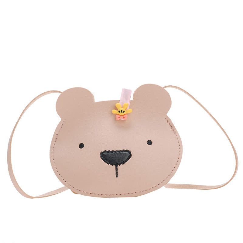 Children's Korean Cute Boy Cartoon Bear Fashion Children's Shoulder Bags