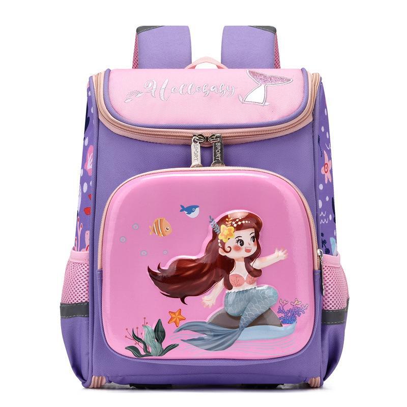 Children's First-class Cartoon Mermaid Astronaut Boys Three-dimensional Kindergarten School Bags