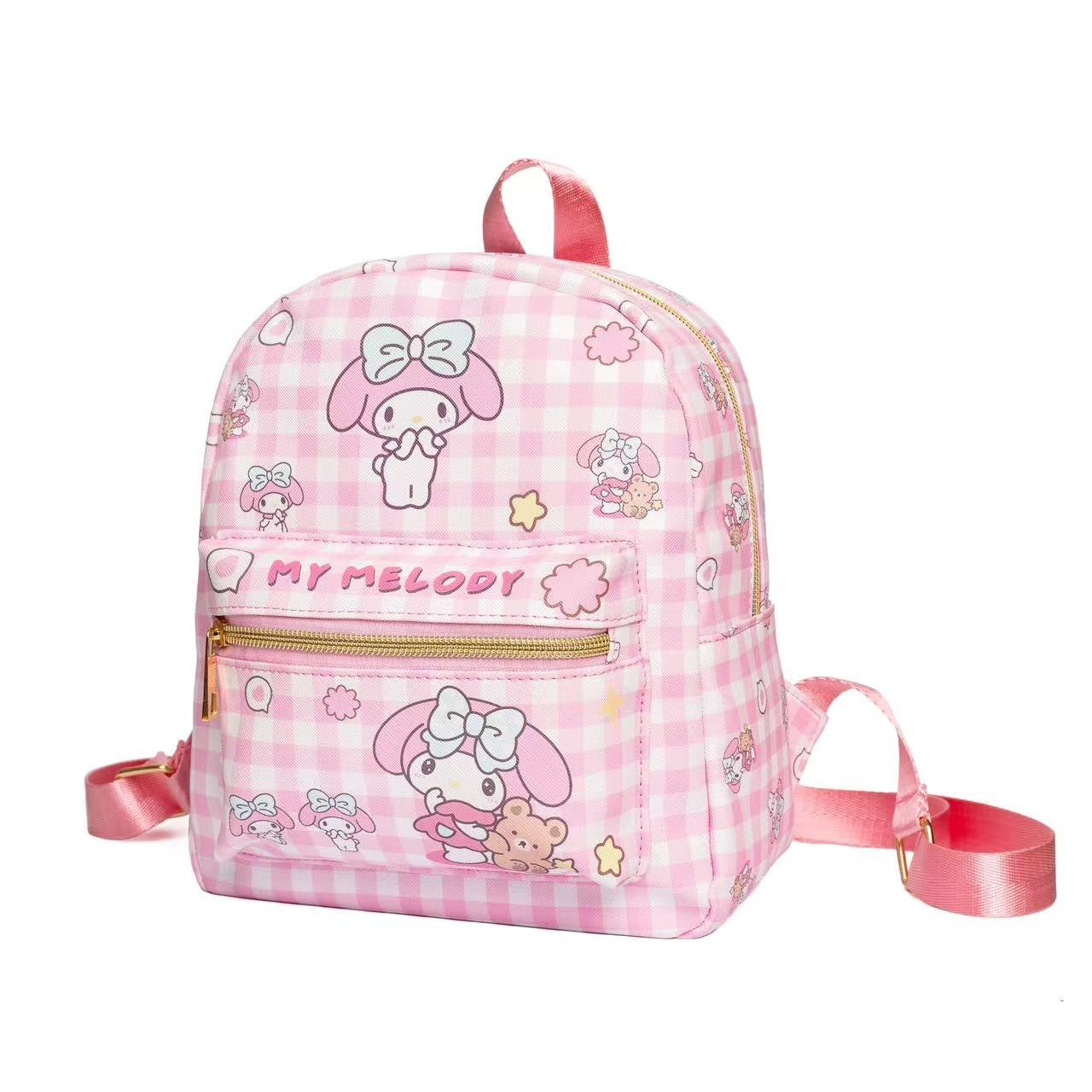 Children's Cute Melody Clow Dogskin Leather Small Children's Backpacks