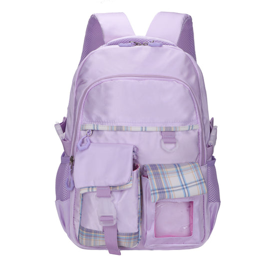 Primary Four Or Five Three To Elementary School Students' Schoolbags