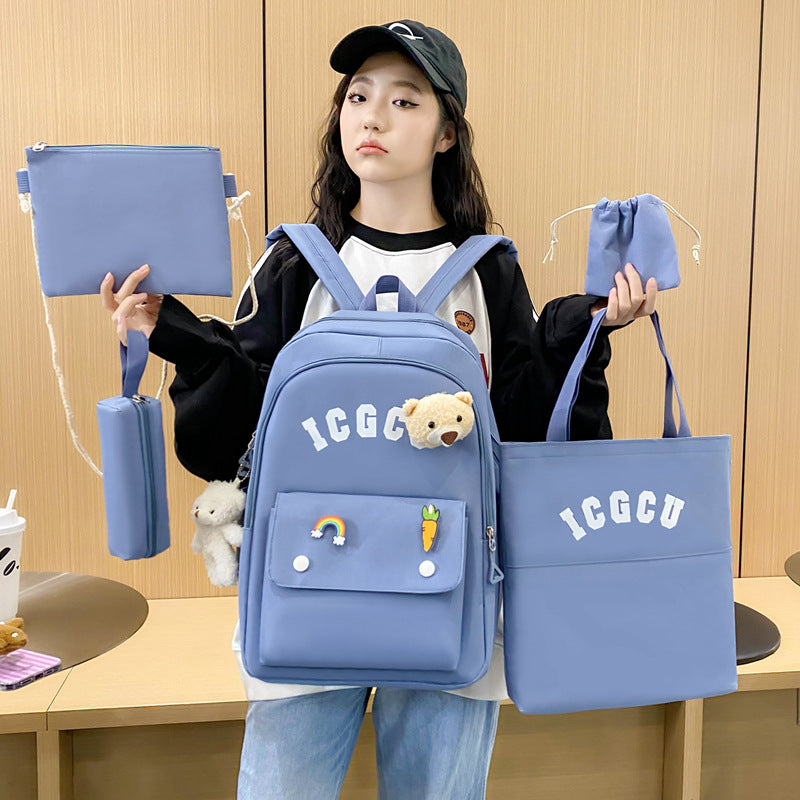 Beautiful Cute Large Capacity Good-looking Schoolgirl Middle School Students' Schoolbags