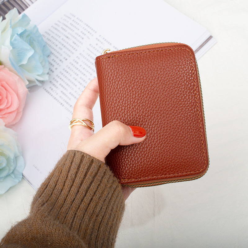 Women's Autumn Korean Solid Color Simple Short Ladies Wallets