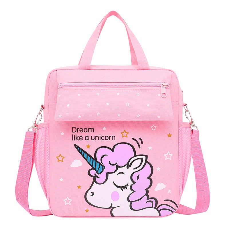 Children's Korean Style Tuition Cute Portable Document Large Capacity Elementary School Students' Schoolbags