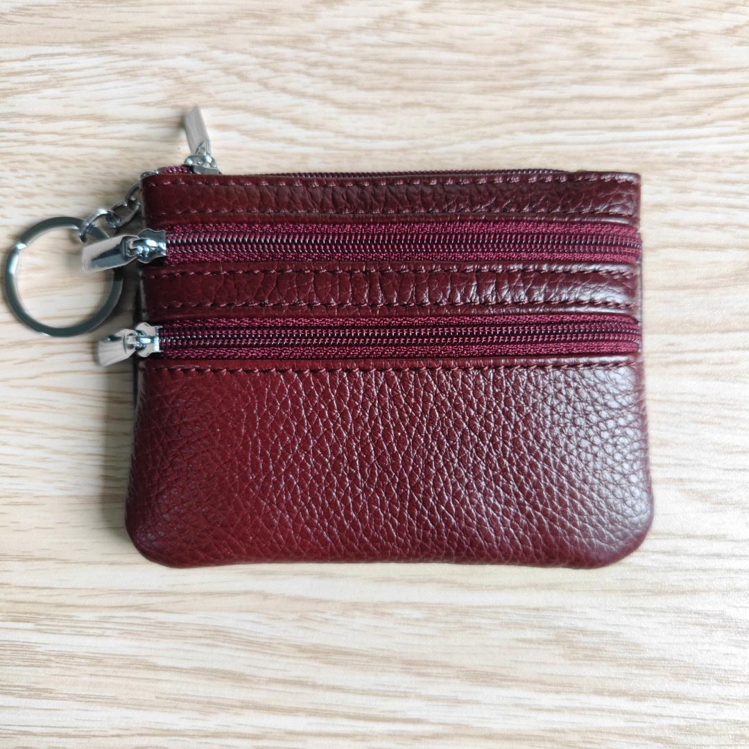 Women's Genuine Leather Business Short Small For Coin Purses