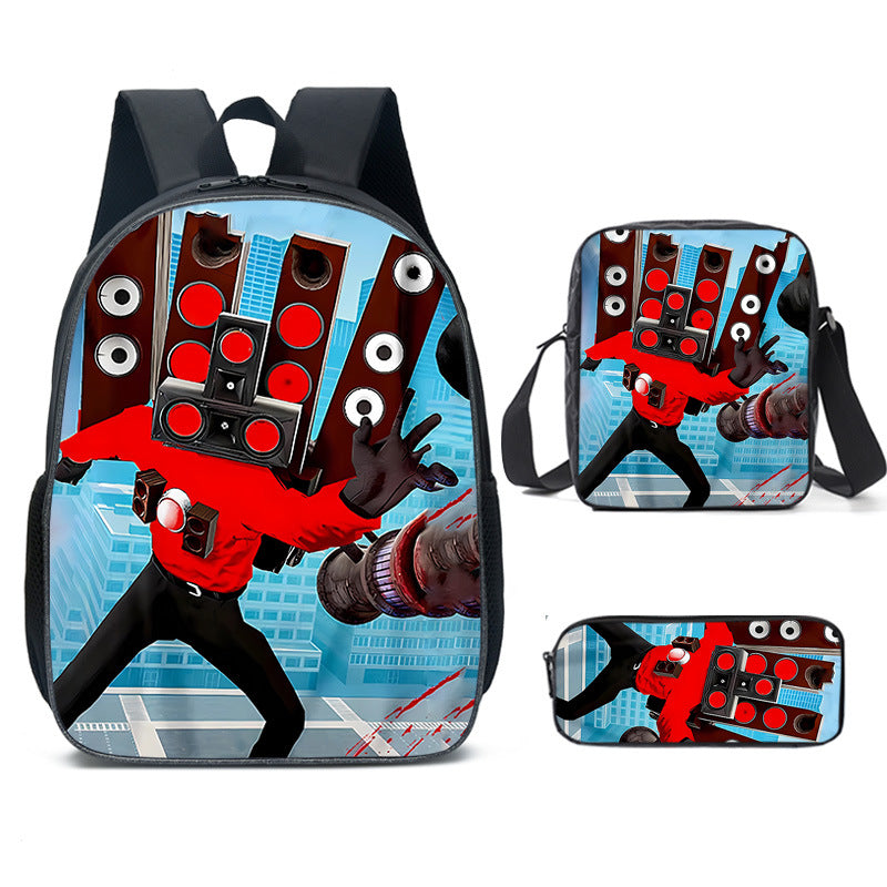 Children's Cool Charming Popular Classy Toilet Elementary School Students' Schoolbags