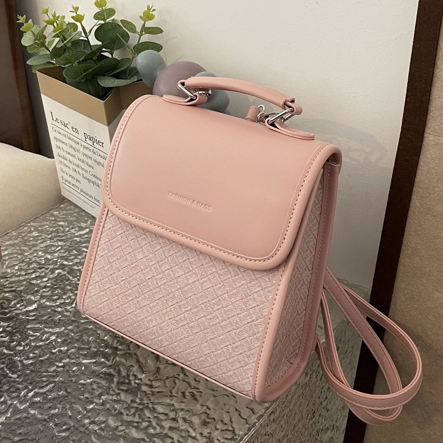 Women's Popular Niche Vintage Simple Commute Backpacks