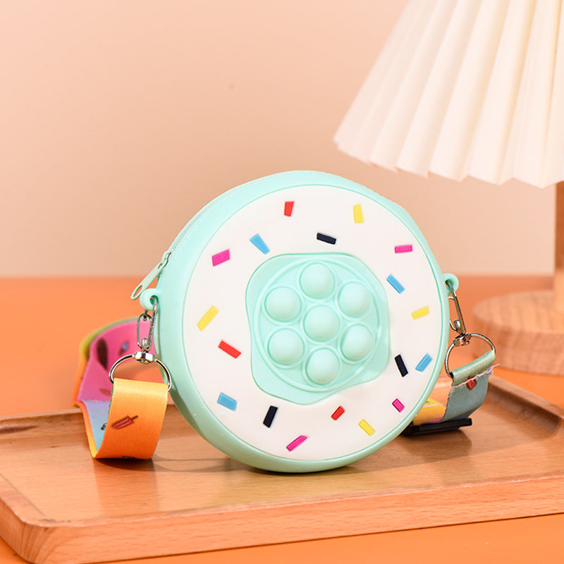 Cute Donut Mouse Killer Pioneer Silicone Coin Purses