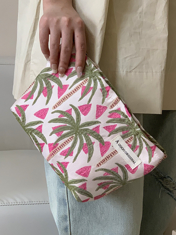 Coconut Tree Beach Buggy Portable Toiletry Cosmetic Bags