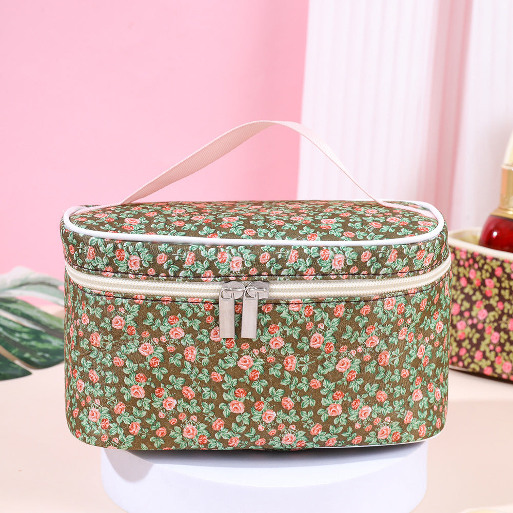 Floral Large Capacity Wind Square Good-looking Portable Bags