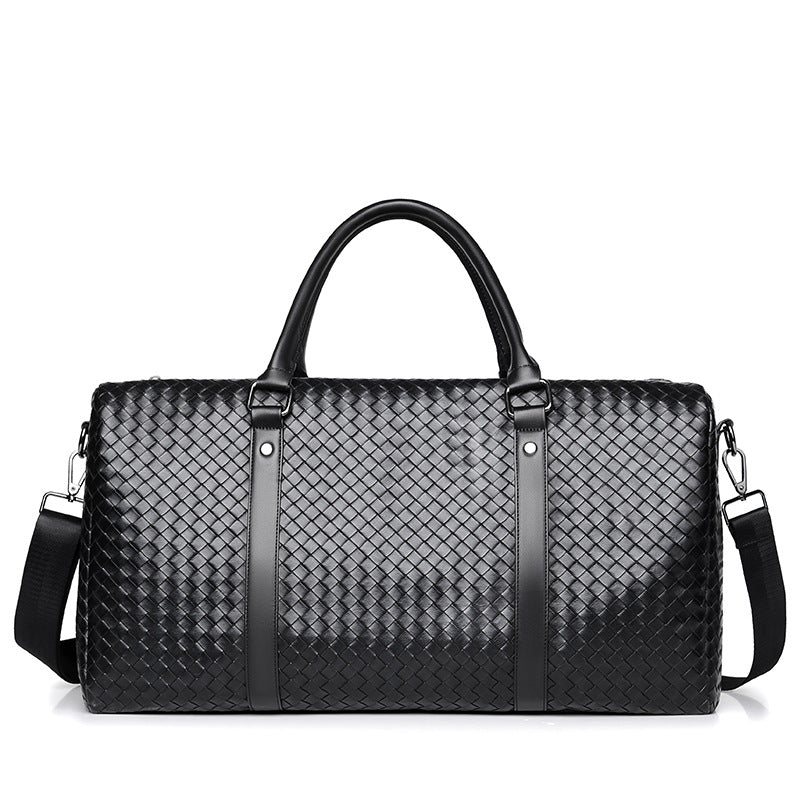 Men's Thick Woven Portable Large Capacity Business Travel Bags